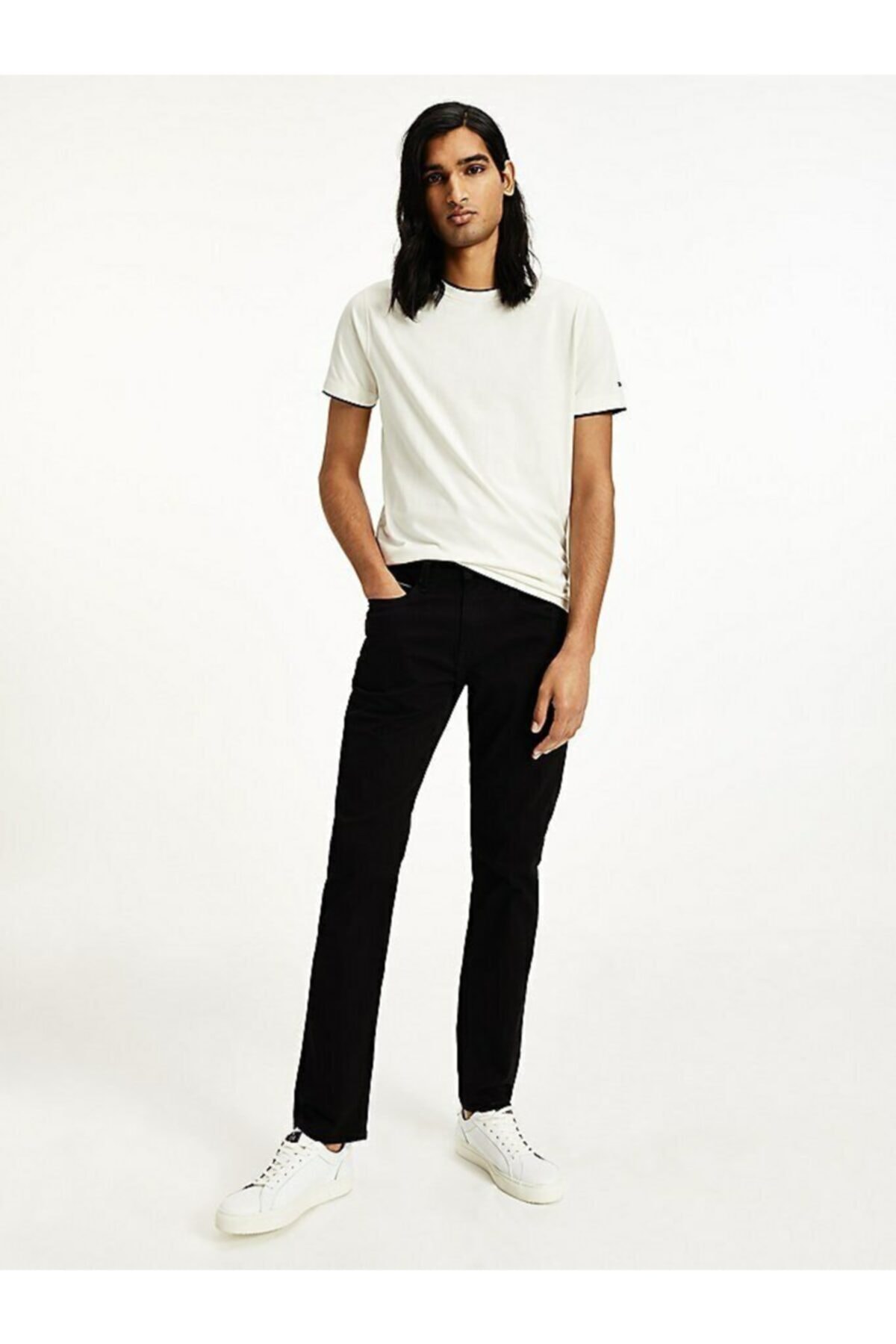 تامی هیلفیگر شلوار جین مشکی چلسی مدل Core Denton