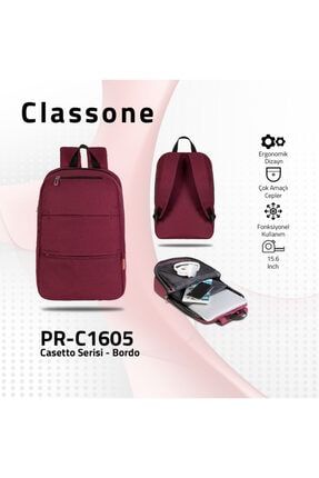 PR-C1605 Casetto Serisi WTXPro,Su Geçirmez Kumaş  15.6
