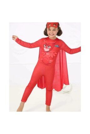 Pijamaskeliler Pj Masks Baykuş Kız Çocuk Kostümü - Pj Masks Kostümü - Yeni Ürün 778111859129
