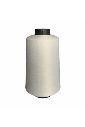 150 Denye Beyaz Polyester Overlok Ipliği ( Muz Ip ) ( 800 gr ) DKS108
