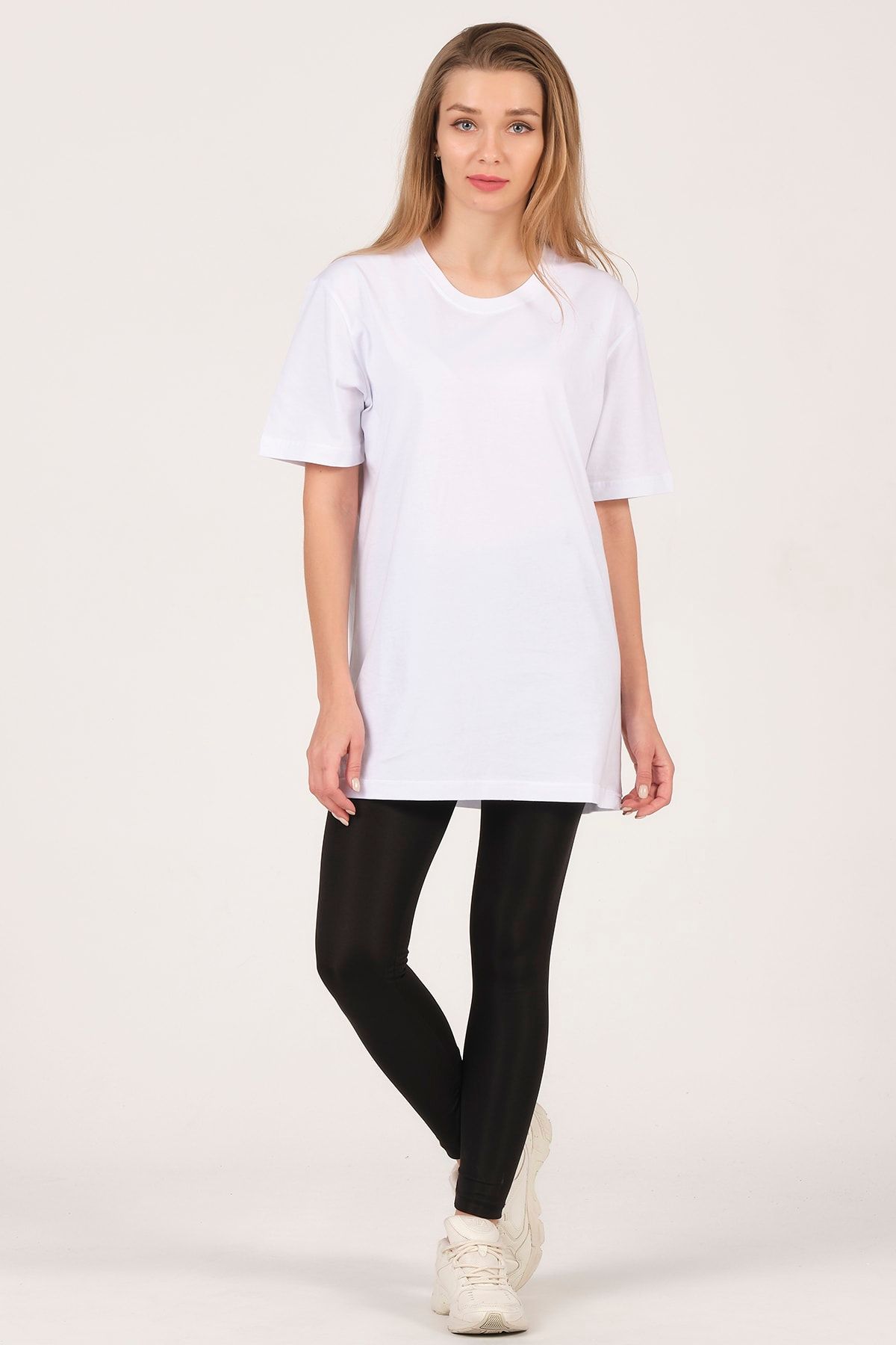White Basic Oversized T-Shirt