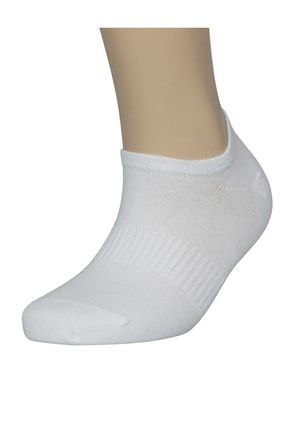 Erkek Beyaz Spor Çorap Sneakers Dikişsiz Burun Kokulu 1 Çift sporcorap1