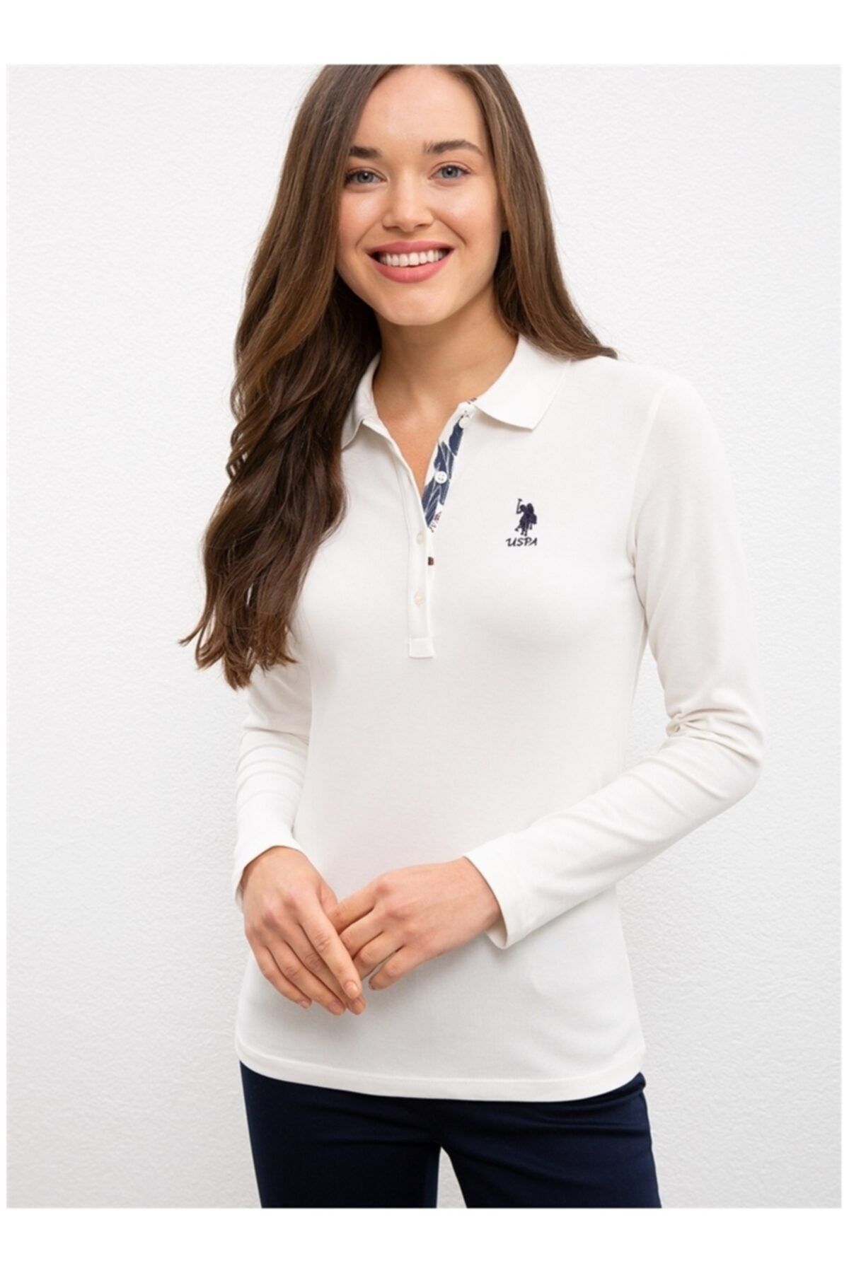 Uspa beyaz sale sweatshirt