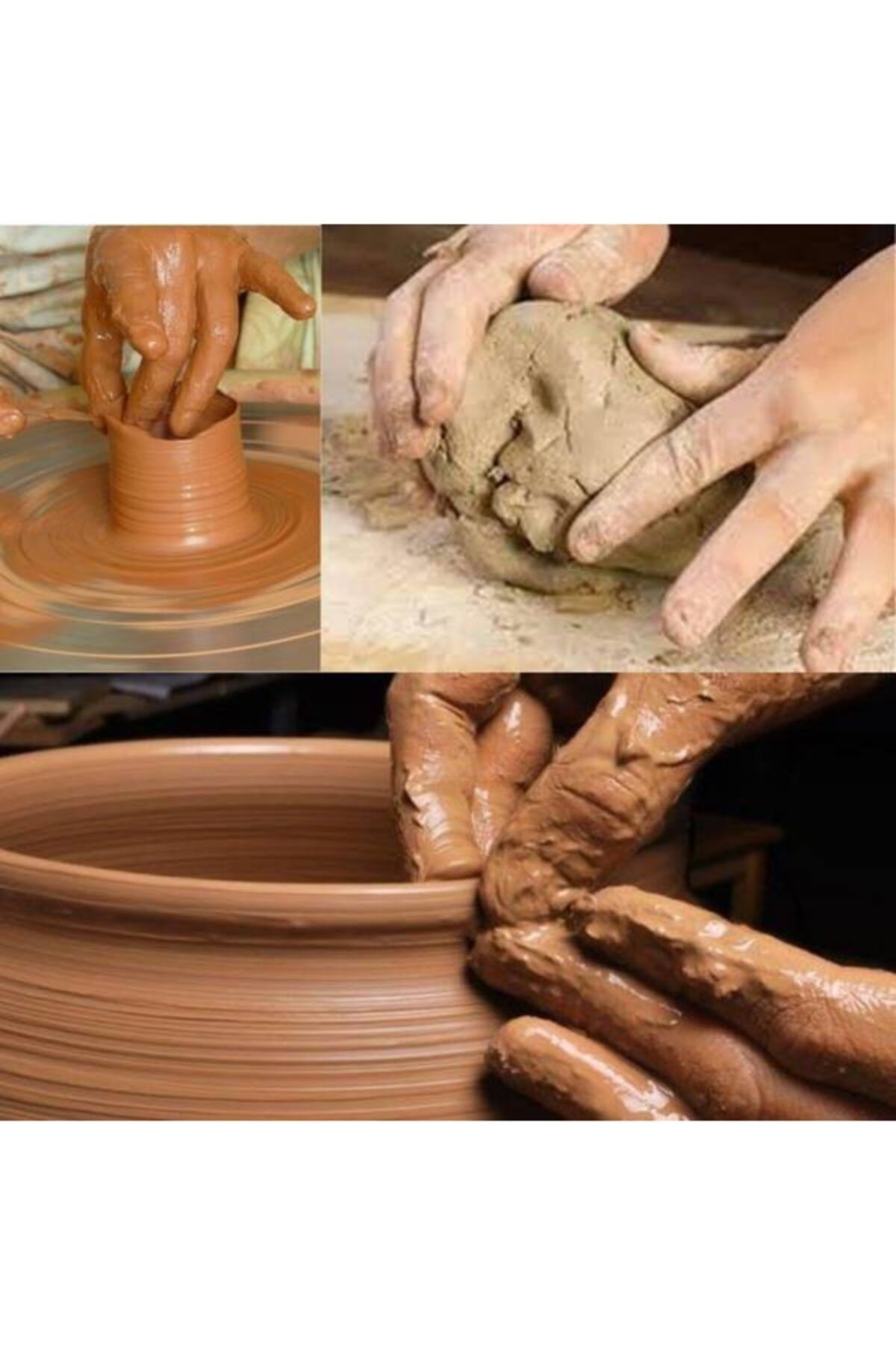 Hobialem-Ceramic, Clay Dough, 1000 gr, White Color, Modeling Mud, Clay 6