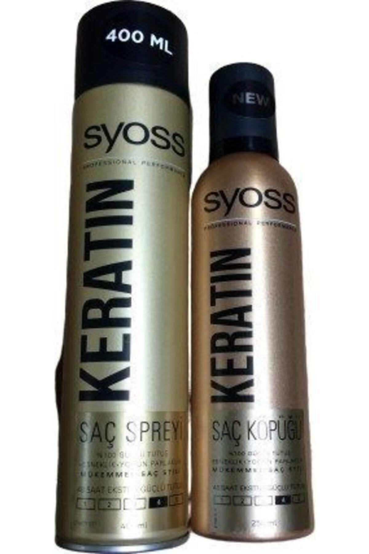 Syoss Keratin Saç Spreyi 400 ml + Saç Köpüğü 250 ml — PRA-1141697-2041