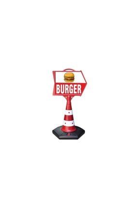 Burger Reklam Uyarı Yönlendirme Dubası 1 Adet A+ Plastik BRDSTOK0001121