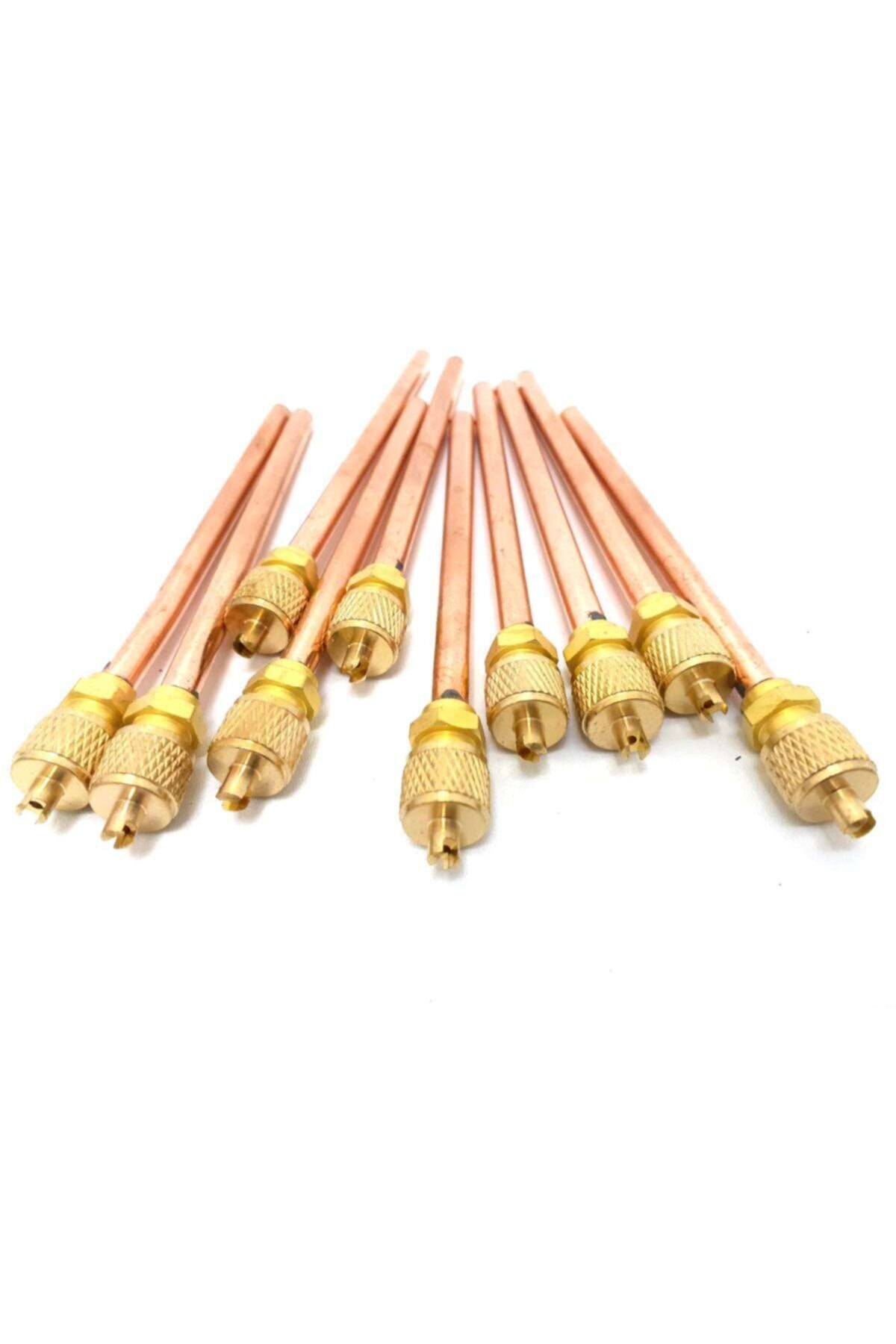 Universal Borulu Sibop 10'lu Paket 1/4 Iğneli Bakır Borulu Sibop