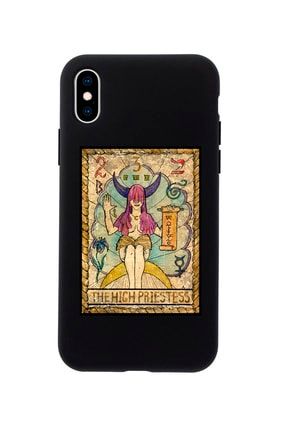 Iphone Xs Max Uyumlu High Priestess Premium Siyah Lansman Silikonlu Kılıf MCIPHXSMLHPRI
