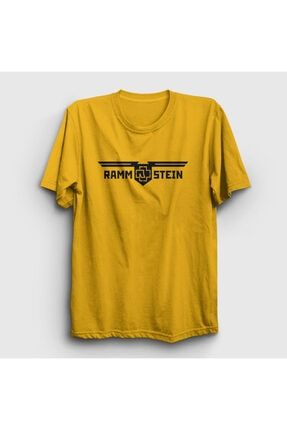 Unisex Sarı Wings Rammstein T-shirt 106378tt