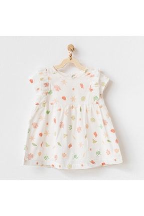 Kız Bebek Ekru Elbise Dress Starfısh And Frıends AC21529