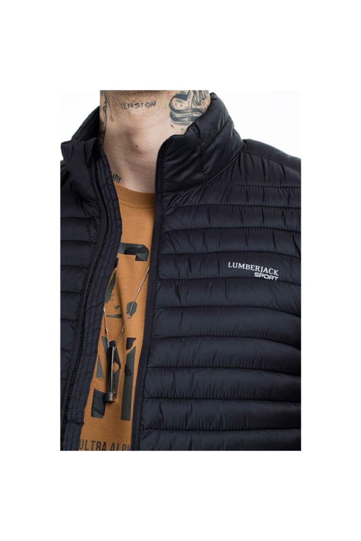 lumberjack-Ανδρικό μαύρο γιλέκο Perry 100438128 3