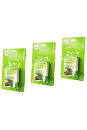Stevia Tablet Tatlandırıcı - 300 Tablet X 3 Kutu fib456