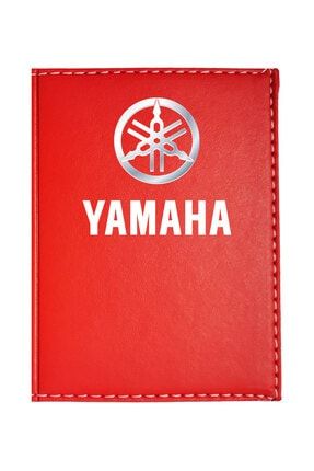 Yamaha Logolu Kırmızı Ruhsat Kabı 87899991
