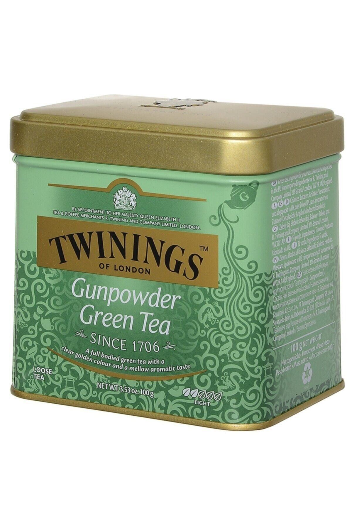 Twinings Green Gunpowder Tea Yeşil Çay Teneke Kutu 100 gr