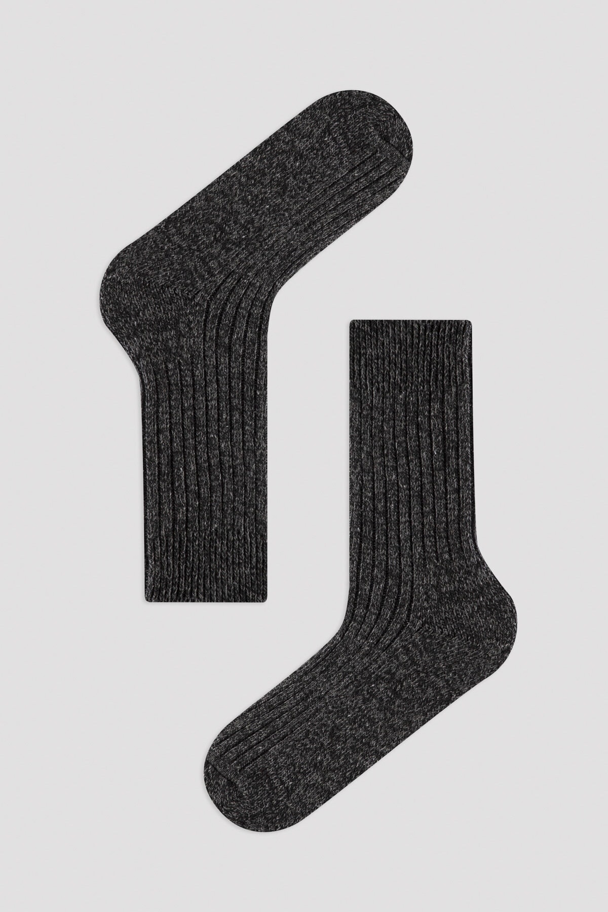 Penti E.dark Grey Soket Çorap