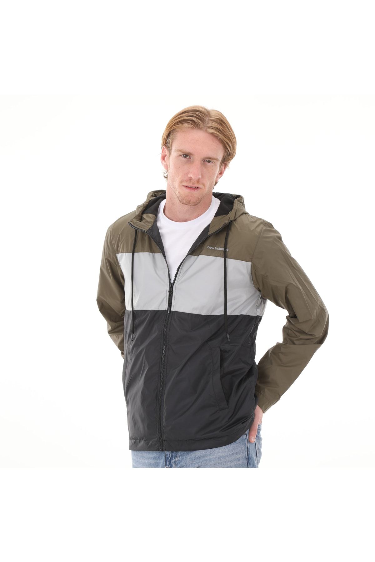 Green new balance jacket deals