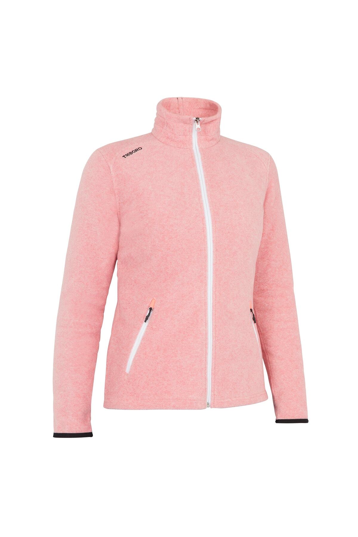 Decathlon Tribord Kadın Sıcak Tutan Yelkenli Poları  Pembe Sailing 100