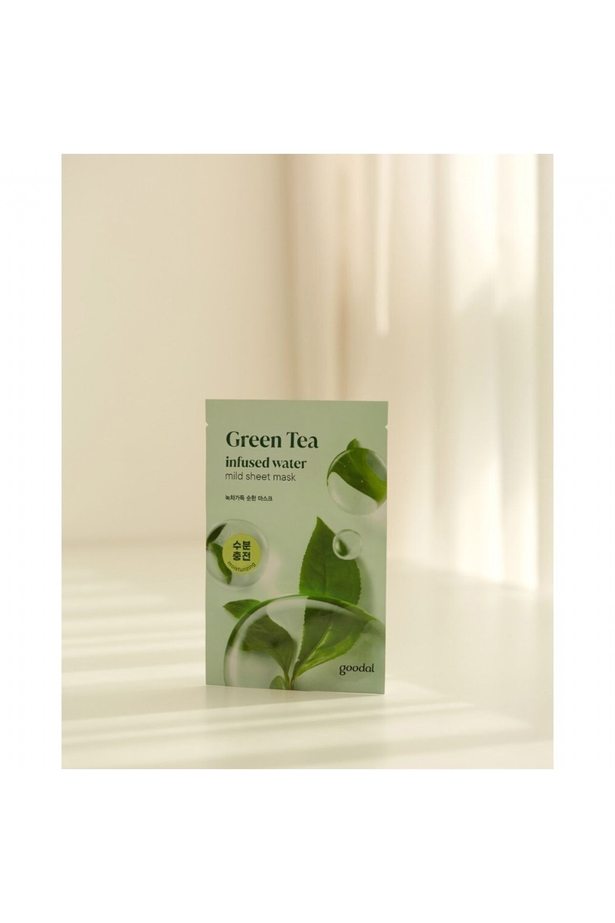 ماسک ورقه ای ملایم با آب دم کرده چای سبز - ماسک چای سبز مرطوب کننده Goodal