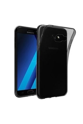 Samsung Galaxy A3 2017 (a320) Uyumlu Soft Silikon Şeffaf Siyah Arka Kapak Kılıf 421062107