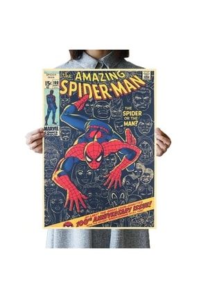 Amazing Spiderman Çizgi Roman Kapağı Kraft Poster - 33x48cm CaphTasm