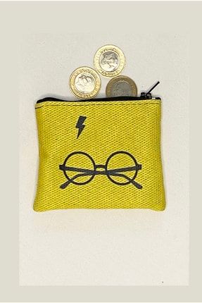 Harry Potter -sarı- Desenli Bozuk Para Cüzdanı MZBOZ10001