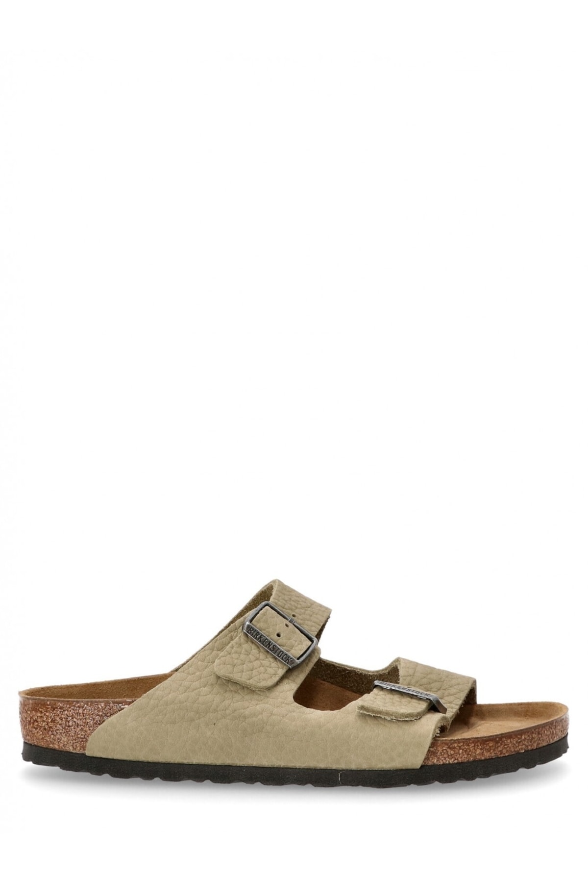 دمپایی بیرکن استاک مردانه چرم اصل خاکی  راسته      Classical/کلاسیک | Birkenstock 1022549 DE - تصویر 3