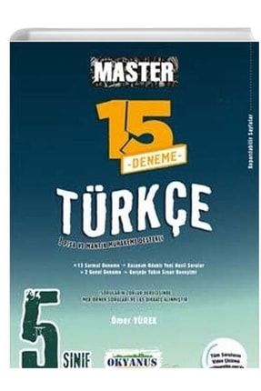 Okyanus 5. Sınıf Türkçe Master 15 Deneme P11057S3432