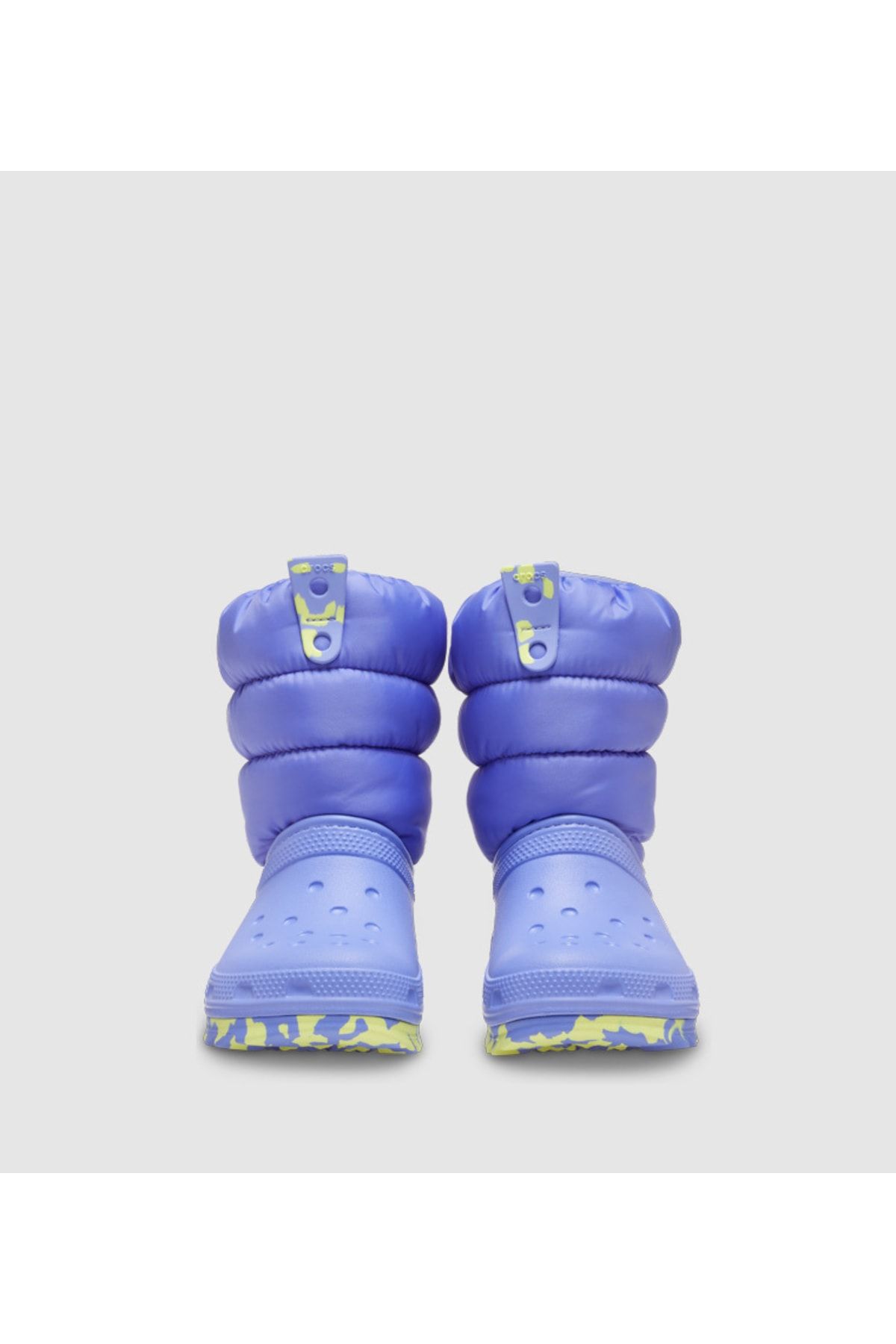 چکمه برفی بنفش مردانه و زنانه کلاسیک نئو پاف بوت تی Crocs