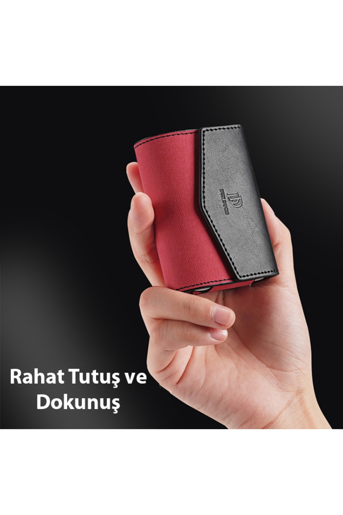 Mix Series Apple Airpods 3 Uyumlu Premium Mıknatıslı Deri Kılıf 4