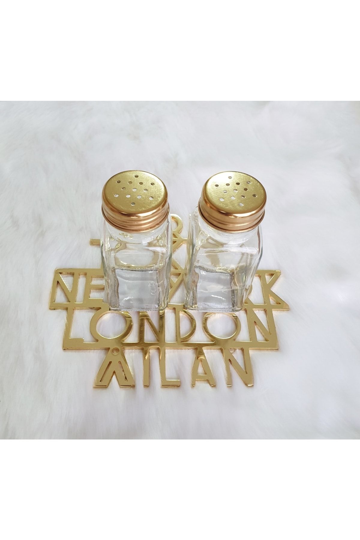 Gold salt and pepper pots online