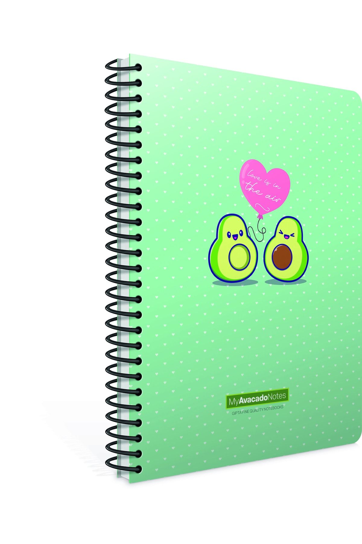 Gıpta-Avocado Notes Spiral Cardboard Cover Notepad A6 (small Size) 80 Sheets Lined (Pack of 36) 5997 1