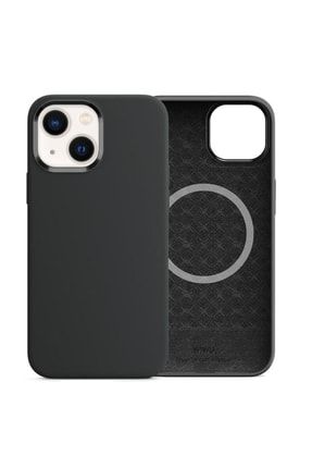 Apple Iphone 13 Ile Uyumlu Mag-safe Silikon Kılıf Kadife Premium Kapak Magnetic Silky Skin Case SKU: 176524