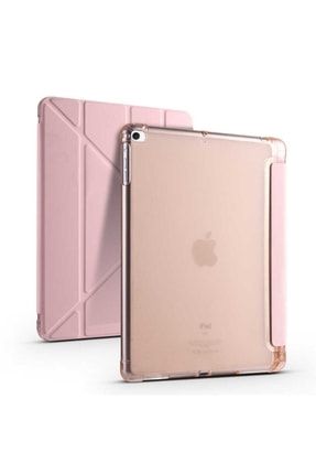 Ipad 9.7 2017 Uyumlu A1822 A1823 Kalem Bölmeli Kapaklı Standlı Kılıf SKU: 377506