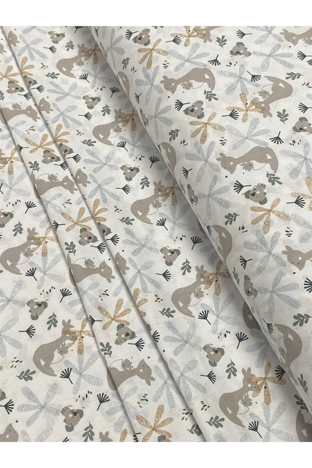 EDA HOME TEKSTİL Desenli %100 Pamuk Akfil Kumaş (bebek) Eni:150cm (100x150 Cm) V26 fotoğrafı 2 (önizleme)