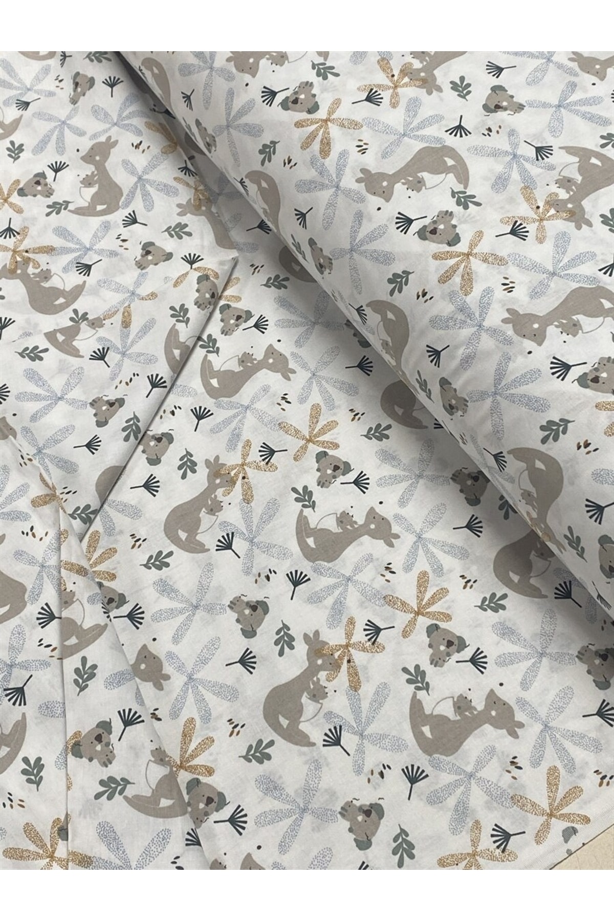 EDA HOME TEKSTİL Desenli %100 Pamuk Akfil Kumaş (bebek) Eni:150cm (100x150 Cm) V26 fotoğrafı 4 (önizleme)