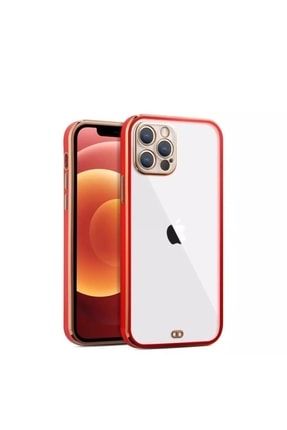 Apple Iphone 11 Pro Ile Uyumlu Kılıf Kamera Korumalı Voit Lazer Silikon Kırmızı SKU: 382018