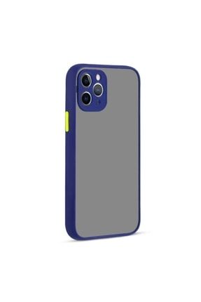 Apple Iphone 12 Pro Max Ile Uyumlu Kılıf Kamera Korumalı Buzlu Soft Renkli Kapak Hux SKU: 360884