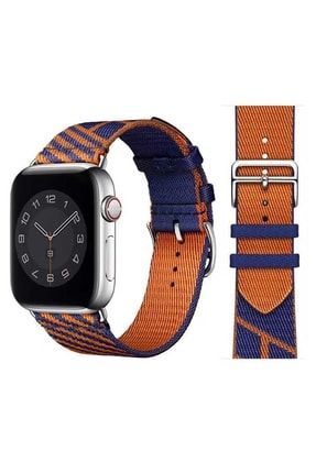 Apple Watch 44mm Hasır Kordon Renkli Akıllı Saat Kordonu SKU: 261929