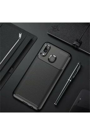 Samsung Galaxy A30 Karbon Tasarımlı Ultra Slim Fit Tasarımlı Negro Kapak SKU: 416835