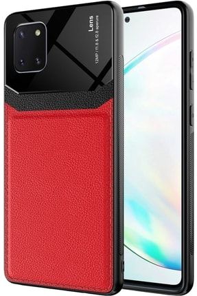 Samsung Galaxy Note 10 Lite Kılıf Deri Görünümlü Emiks Kapak SKU: 21682