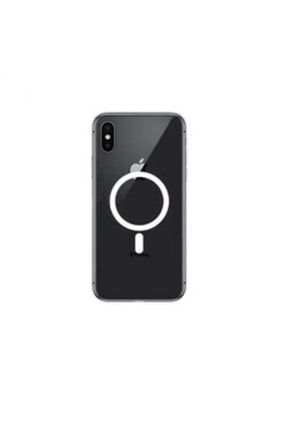 Apple Iphone X Ile Uyumlu Kılıf Mag-safe Destekli Şeffaf Koruyucu Kapak Dnts Tacsafe Wireless SKU: 450578