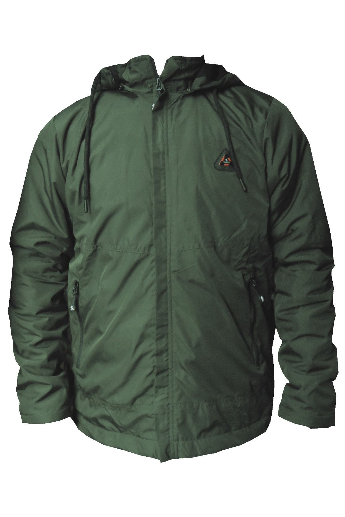 Wooppo-Khaki Men's Coat - Raincoat Design 6
