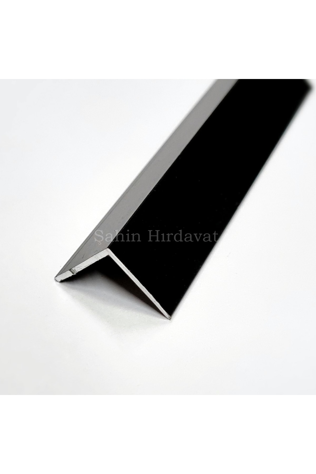 Şahin Alüminyum Köşe Profili Alüminyum Köşebent Siyah L Profil ( 2 Cm X 2 Cm X 100 Cm)