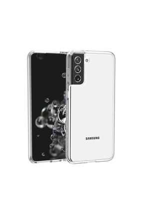 Samsung Galaxy S21 Plus 5g Kılıf Coss Hibrit Sert Kapak Şeffaf + Nano Ekran Koruyucu SKU: 383874