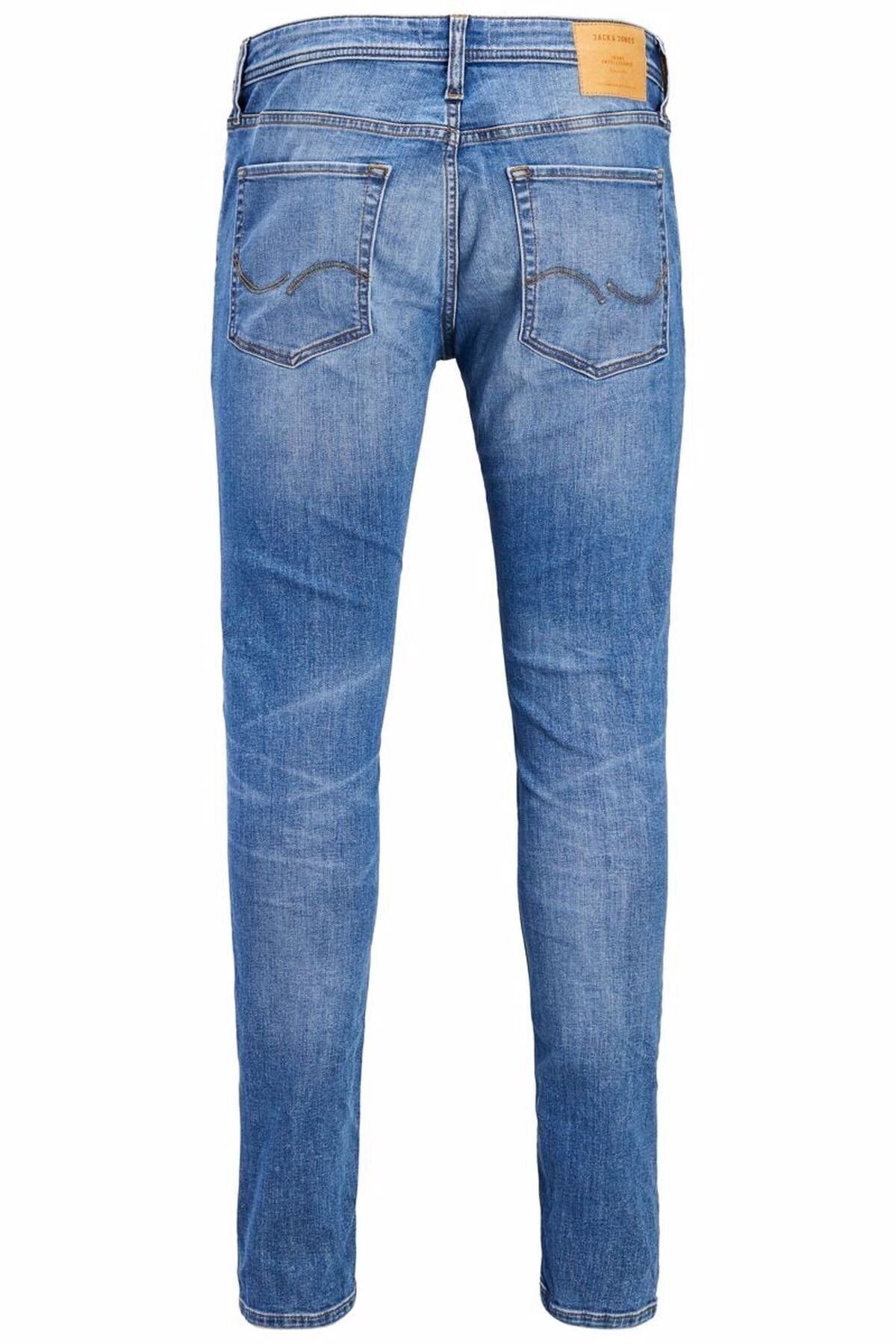 شلوار جین مردانه راسته فاق نرمال | جک اند جونز Jack & Jones 1214891515876 - تصویر 6