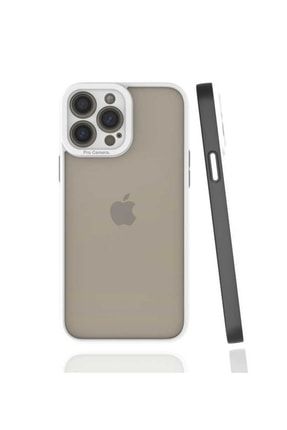 Apple Iphone 13 Pro Max Ile Uyumlu Kılıf Kamera Koruma Dizayn Mat Yüzeyli Kapak SKU: 315529