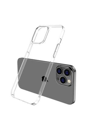 Apple Iphone 13 Pro Max Ile Uyumlu Kamera Çıkıntılı Şeffaf Tasarım Vonn Kapak SKU: 470931