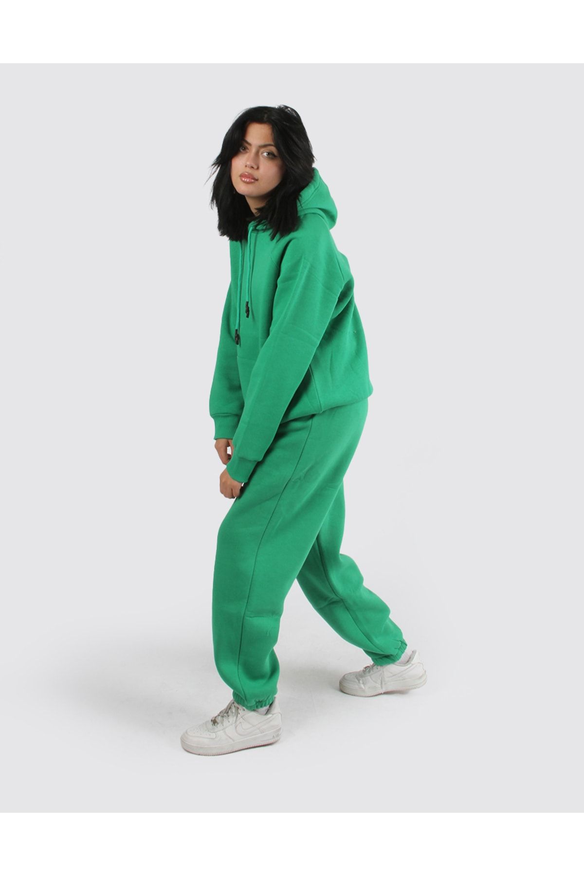 Bak Moda Basic Green Tracksuit Set Trendyol