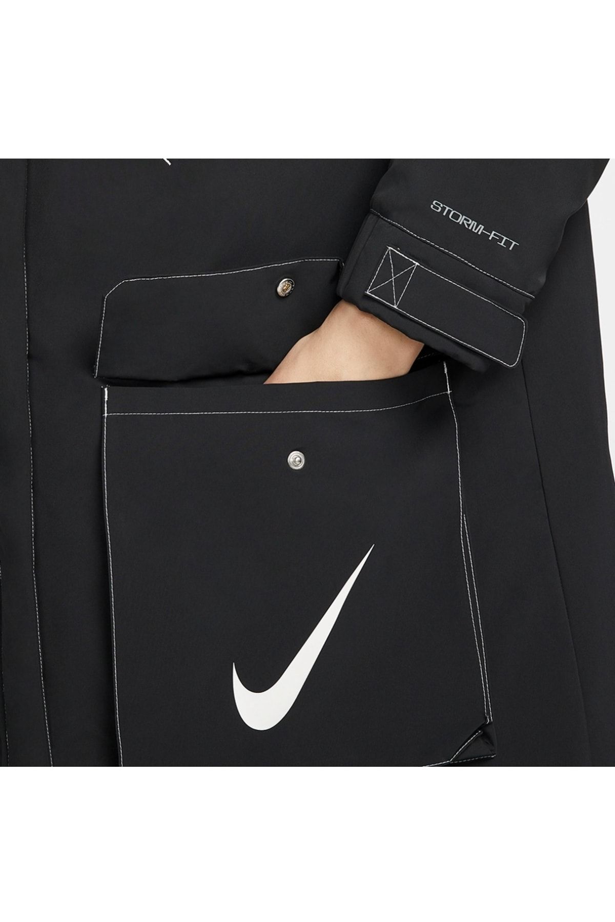 Nike لباس اسپرت زنانه استورم فیت Swoosh Hooded Parka