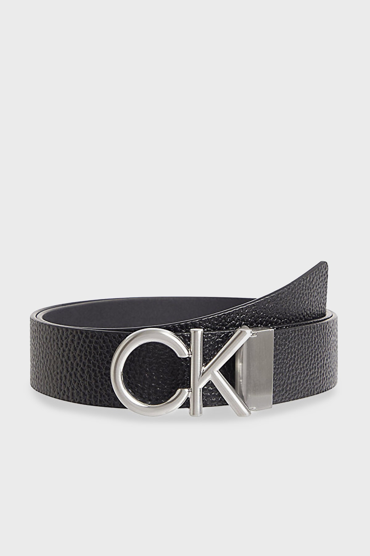 Calvin Klein Logolu Deri Kemer Erkek Kemer K50k509956 Bax